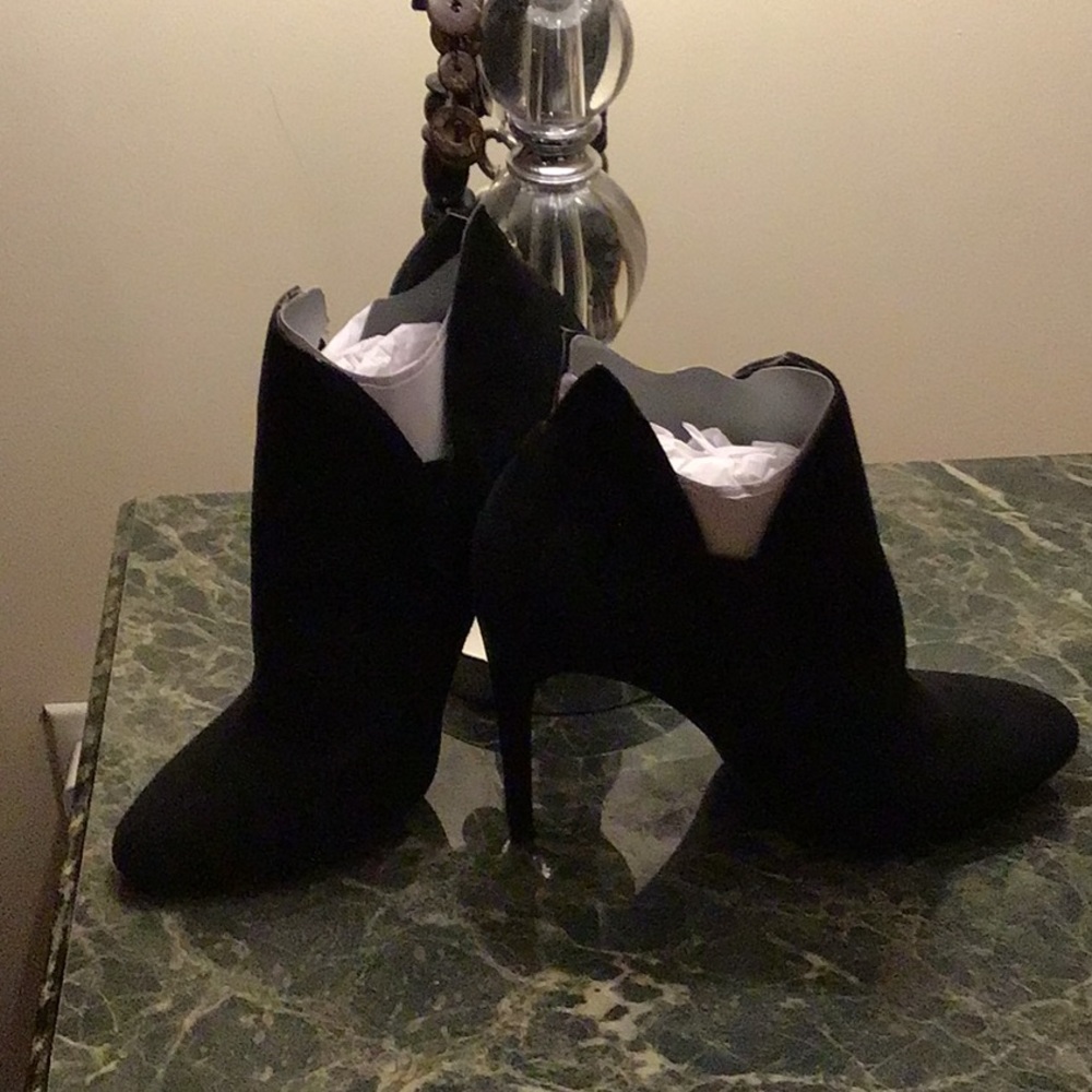 Black Suede High Heel Bouties